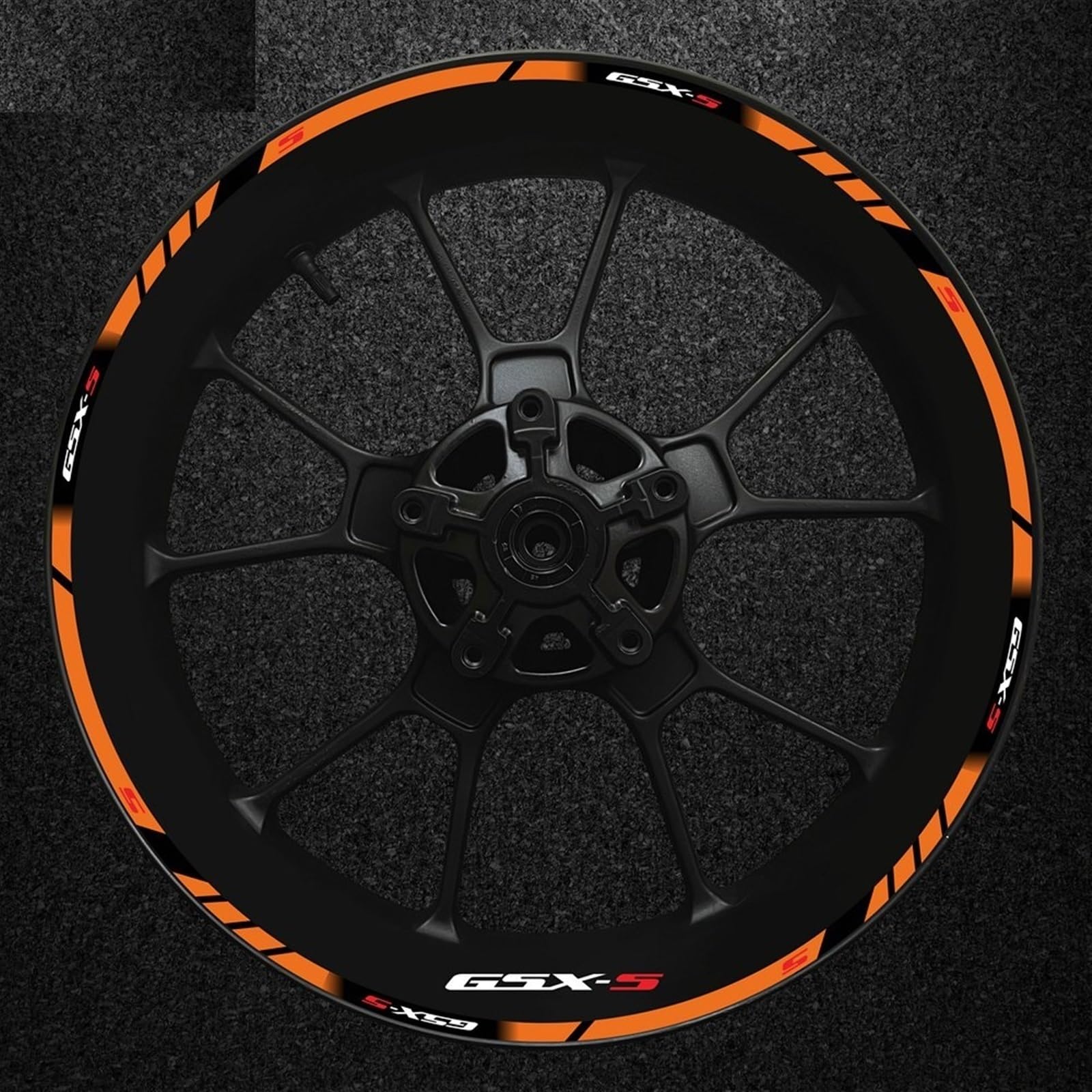 Full Set for Motorcycle Gsxs Wheel Sticker Stripe Rim for Suzuki Gsx-s Gsx-s750 Gsxs1000 750 1000 600 2022(Color3)