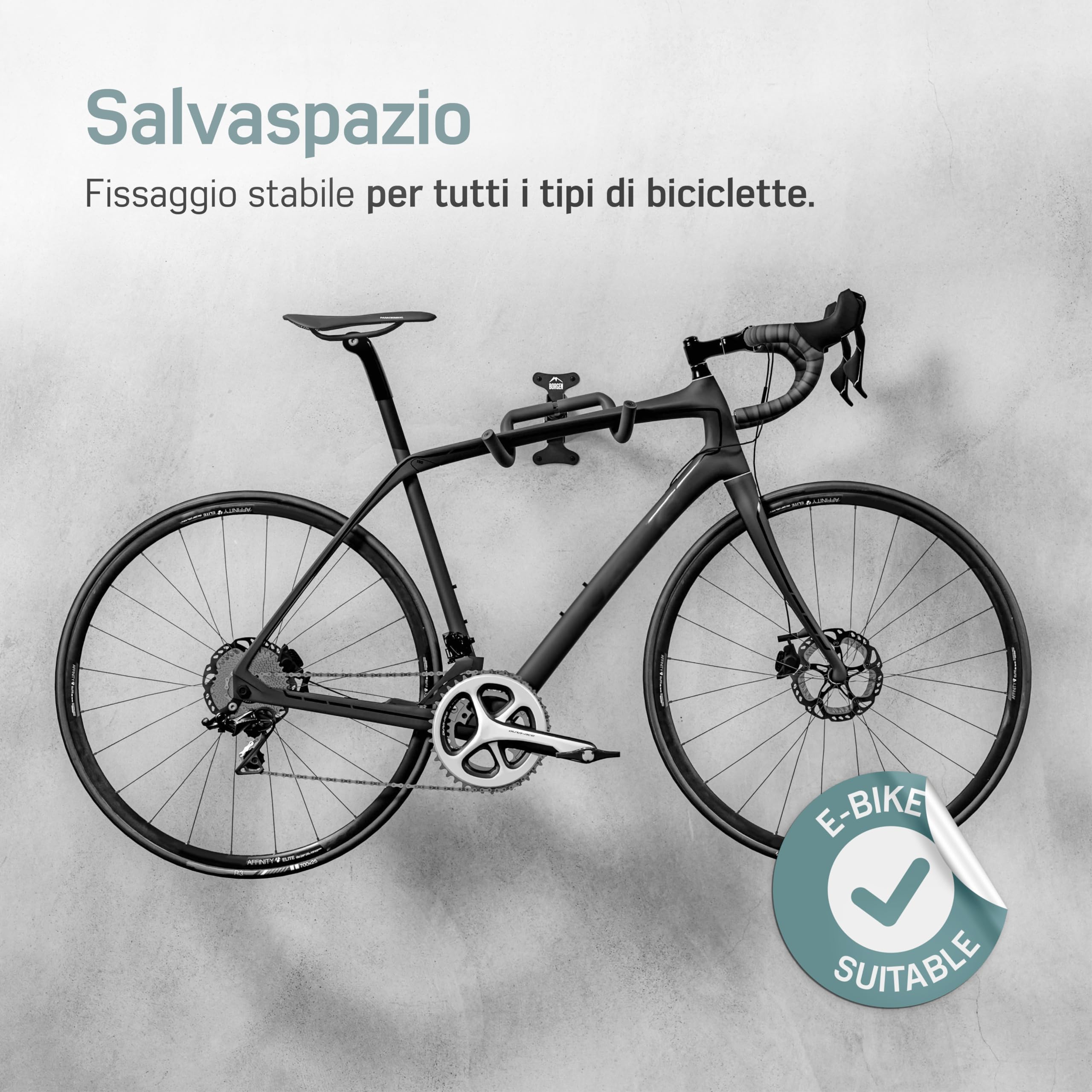 Supporto Da Parete Per Bici - Regolabile, Fino 20kg, Pieghevole, Per MTB E Strada - Foto 6
