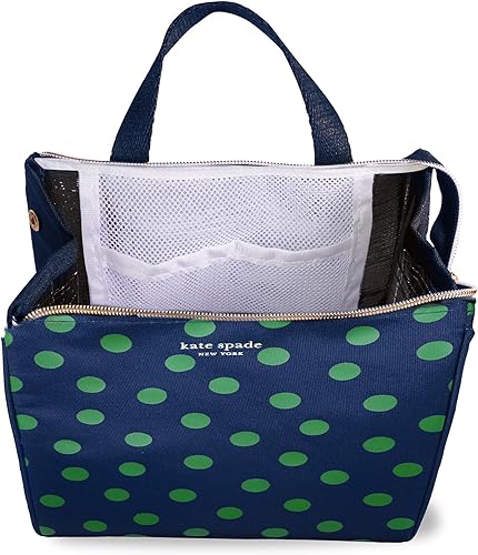 Miniatura 2 de Kate Spade New York Bonita bolsa de almuerzo para mujer, lonchera de gran capacidad, lonchera para adultos con forro interior aislado térmico