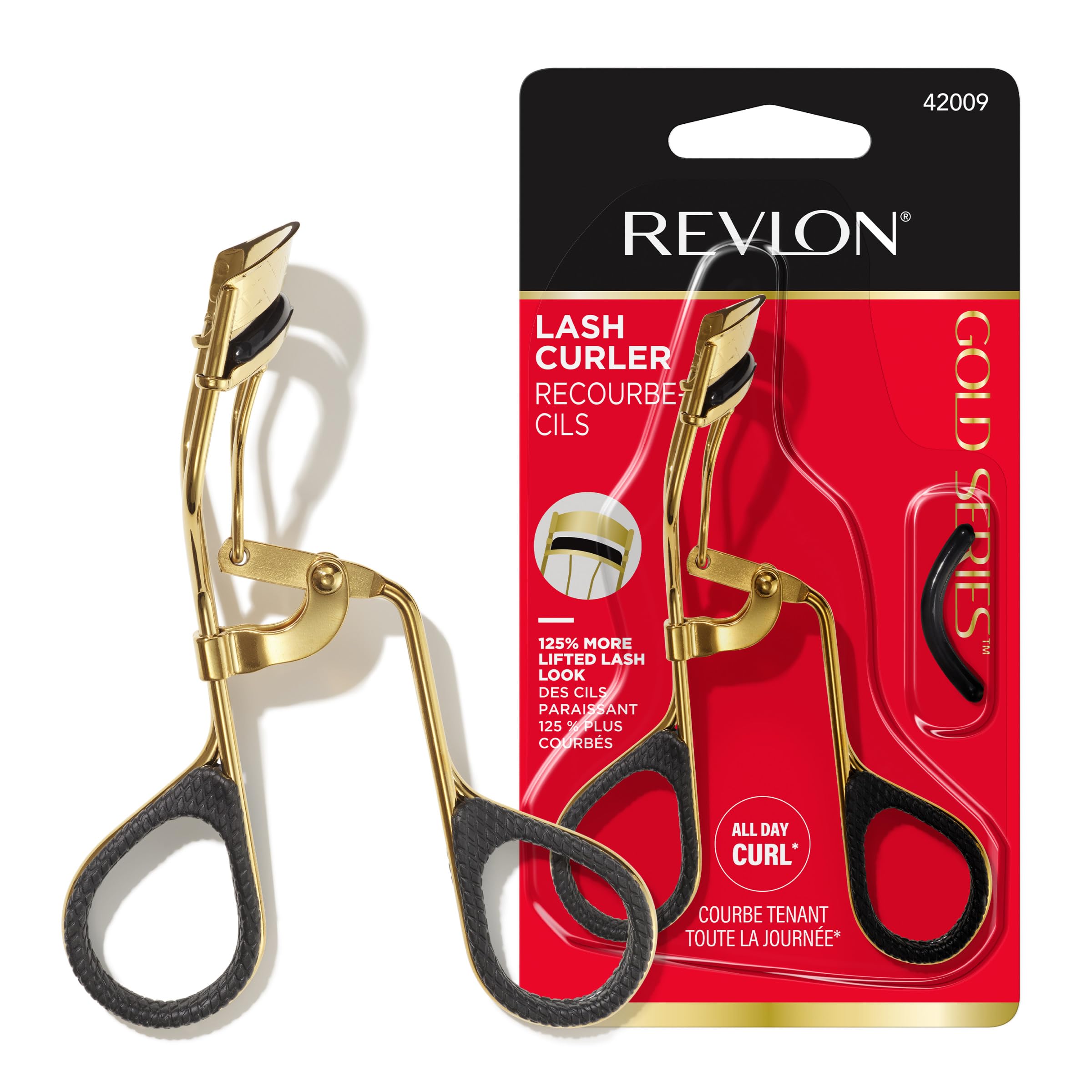 REVLONGold Series Eyelash Curler, Titanium Coated for Maximum Durability