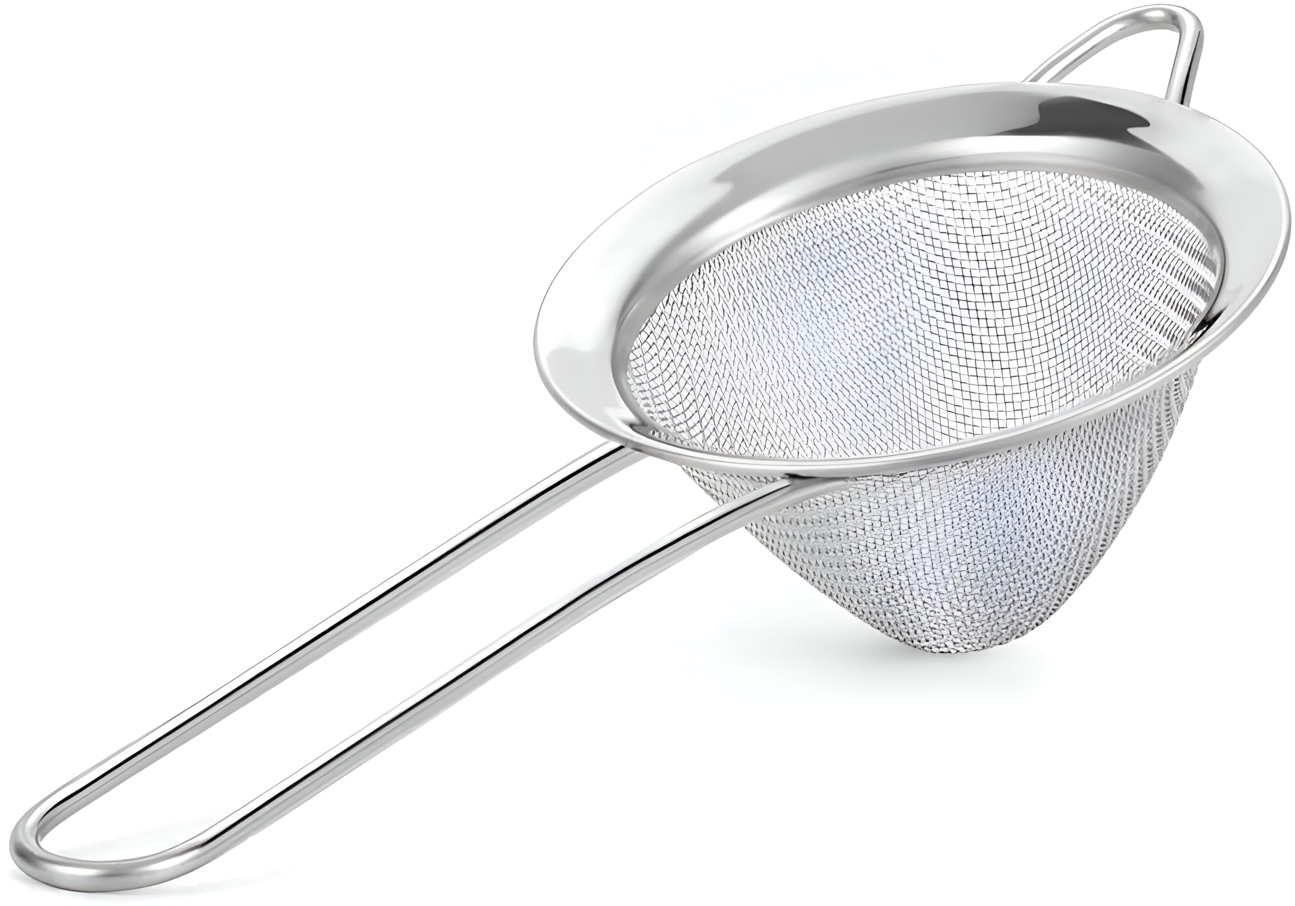 Birdbrid Stainless Steel Tea Strainer | Extra Fine Mesh Chalani for Chai, Coffee & Juice | 85mm Strong Wire Handle Sieve | Food Grade Medium Tea Filter for Cups & Mugs | Pack of 1