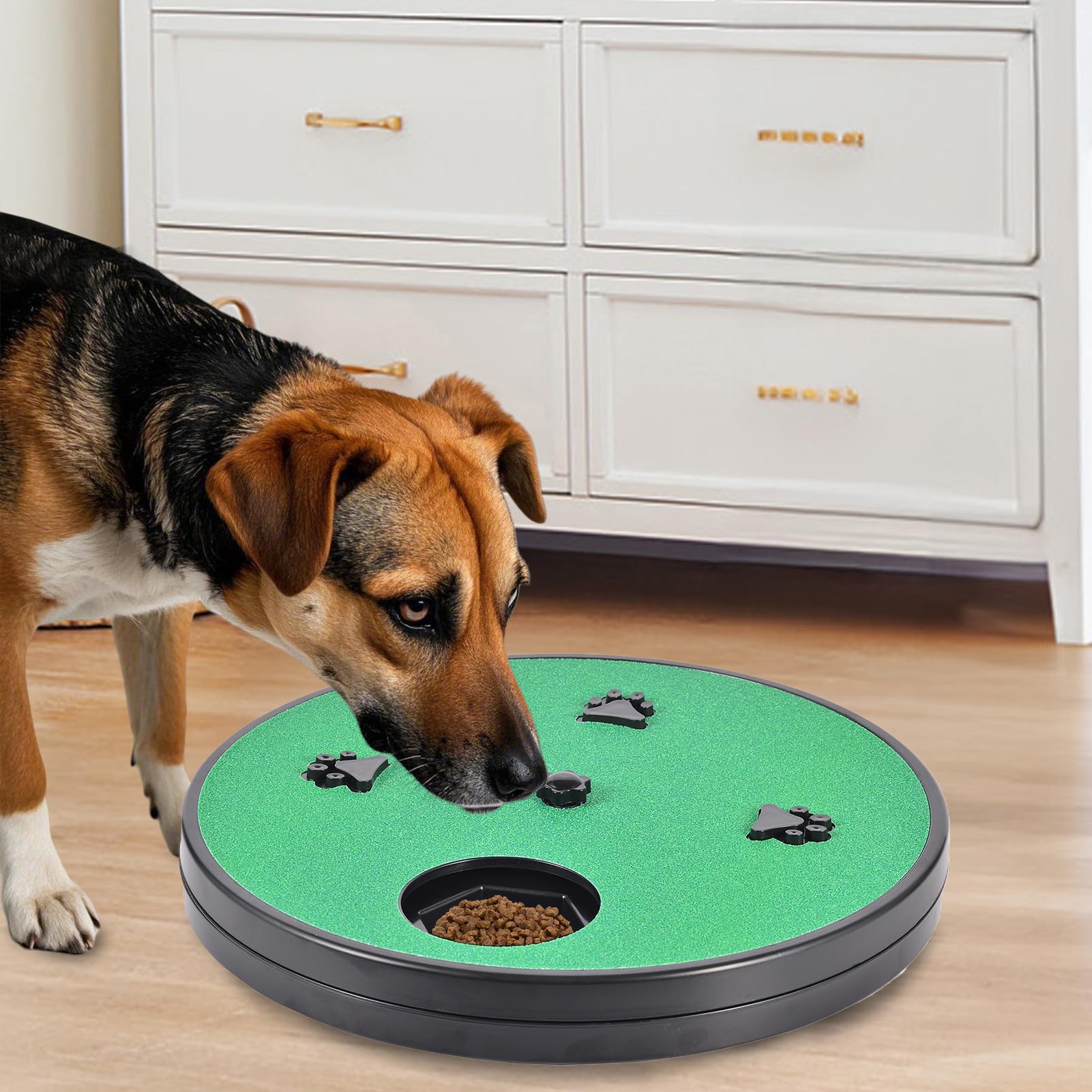 Lima Unghie per Cani - Gratta E Ricevi Snack con Puzzle - Tavola Unghie | Rotante Girabile,Per Uso Interno Mobili Divano Auto Addestramento Foraggiamento