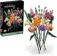 Vista 1 de LEGO Botanicals Flower Bouquet Building Set - Artificial Flowers for Decoration for Home and Display, Ages 18+ - for Table, Desk, Office - Gift for