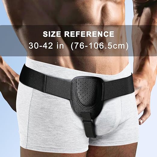 Faja de soporte para hernia unisateral ajustable talla única miniatura 4