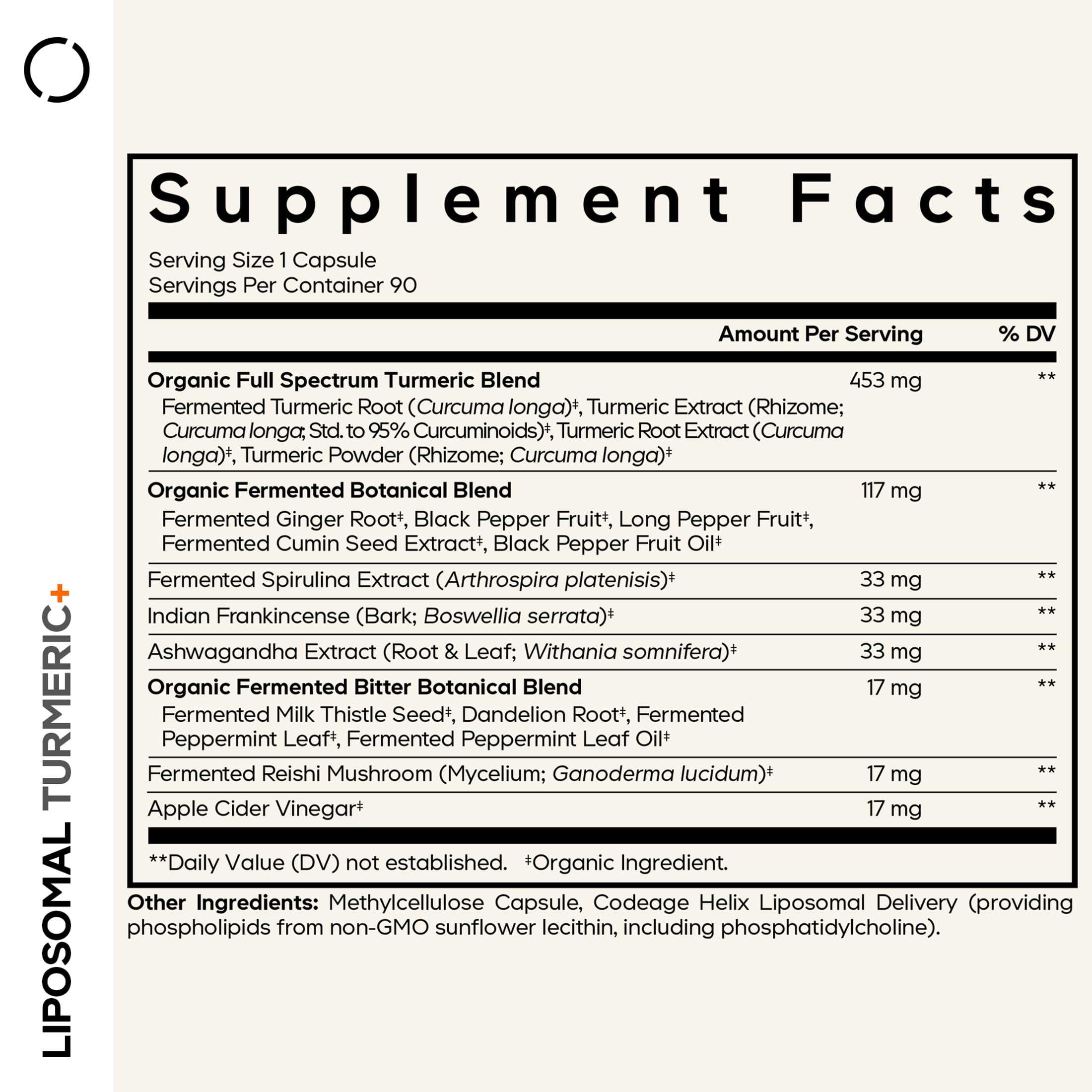 Codeage Liposomal Turmeric Supplement, Ashwagandha, Ginger, 90 Capsules — Amazon image 4