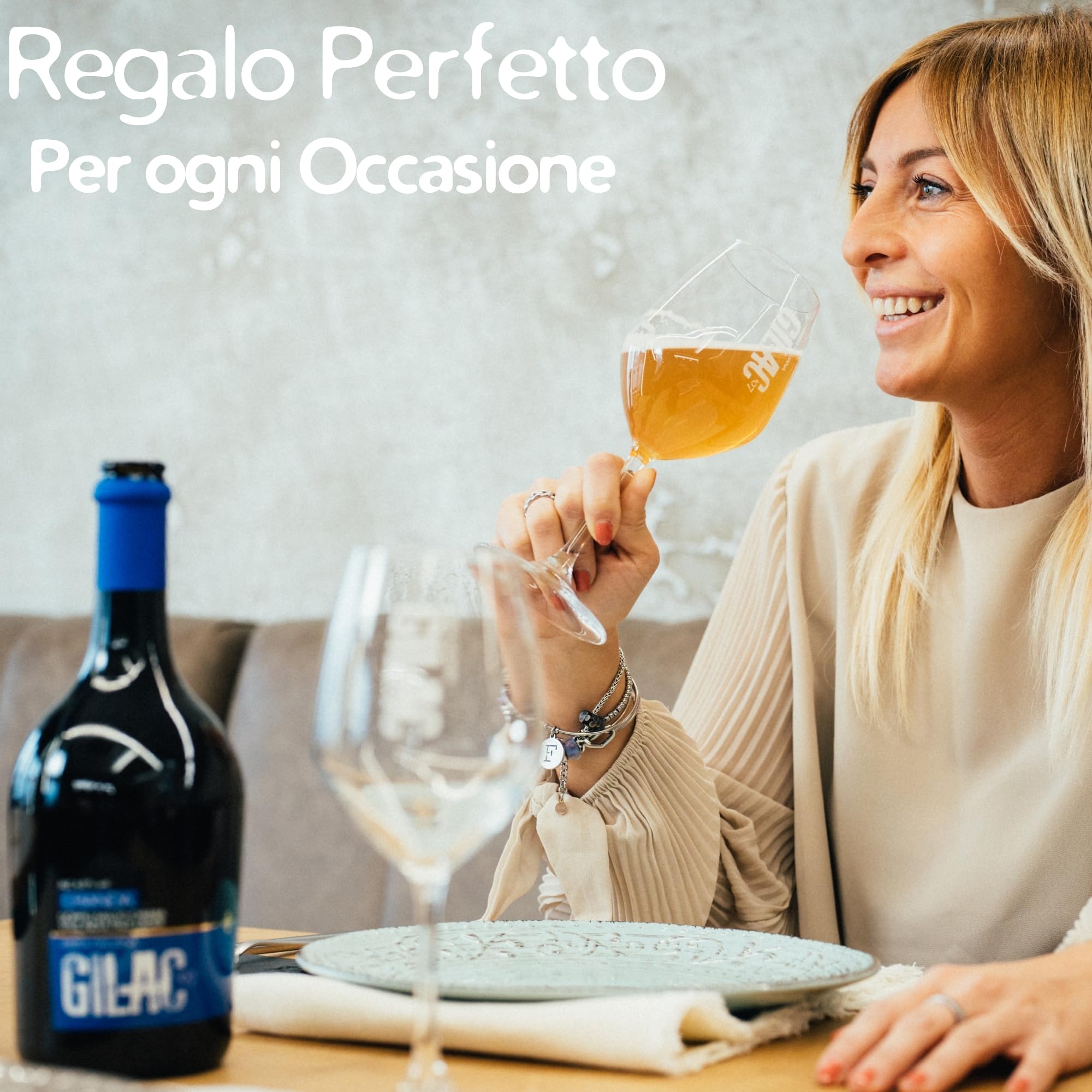 GILAC CHANDA Birra artigianale Chiara Doppio Malto 15 Bottiglie da 33 cl - Birra artigianale Italiana Non Filtrata e Non Pastorizzata, Birre artigianali confezioni regalo Gradazione Alcolica 6.0% Vol