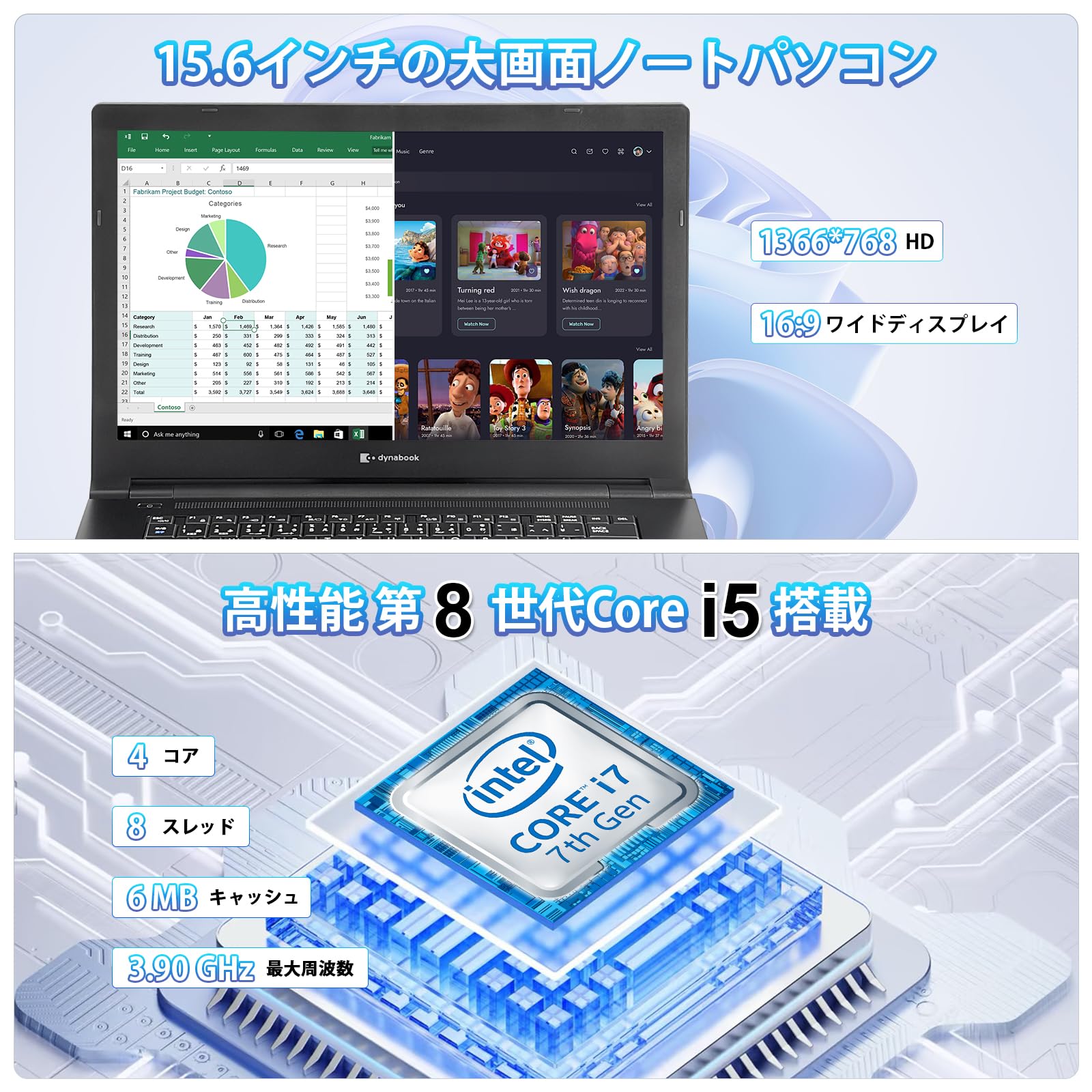 Amazon.co.jp: 【整備済み品】ノートパソコン 中古 東芝 Dynabook B65