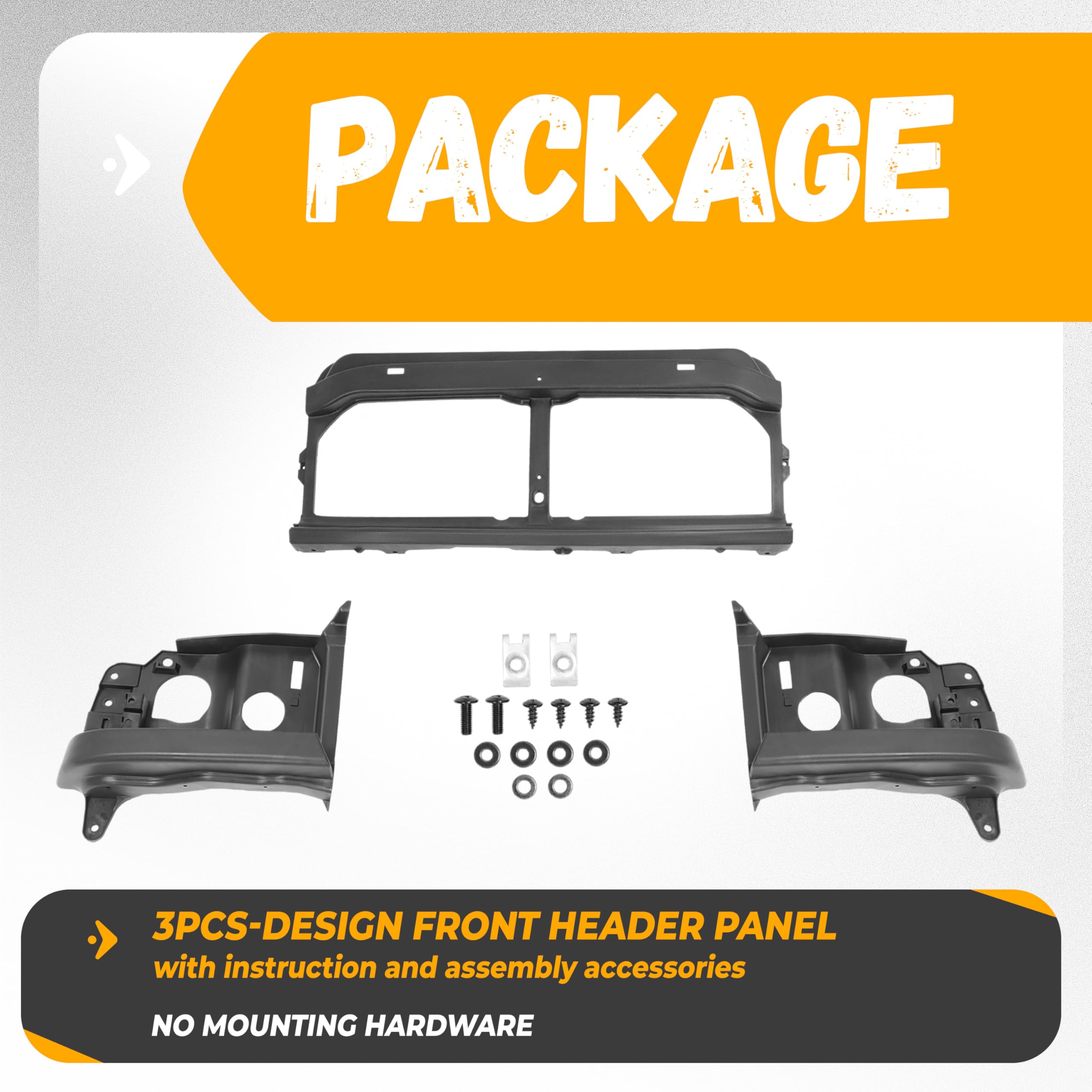 Amazon.com: KUAFU Header Panel Headlight Compatible with 2004-2011