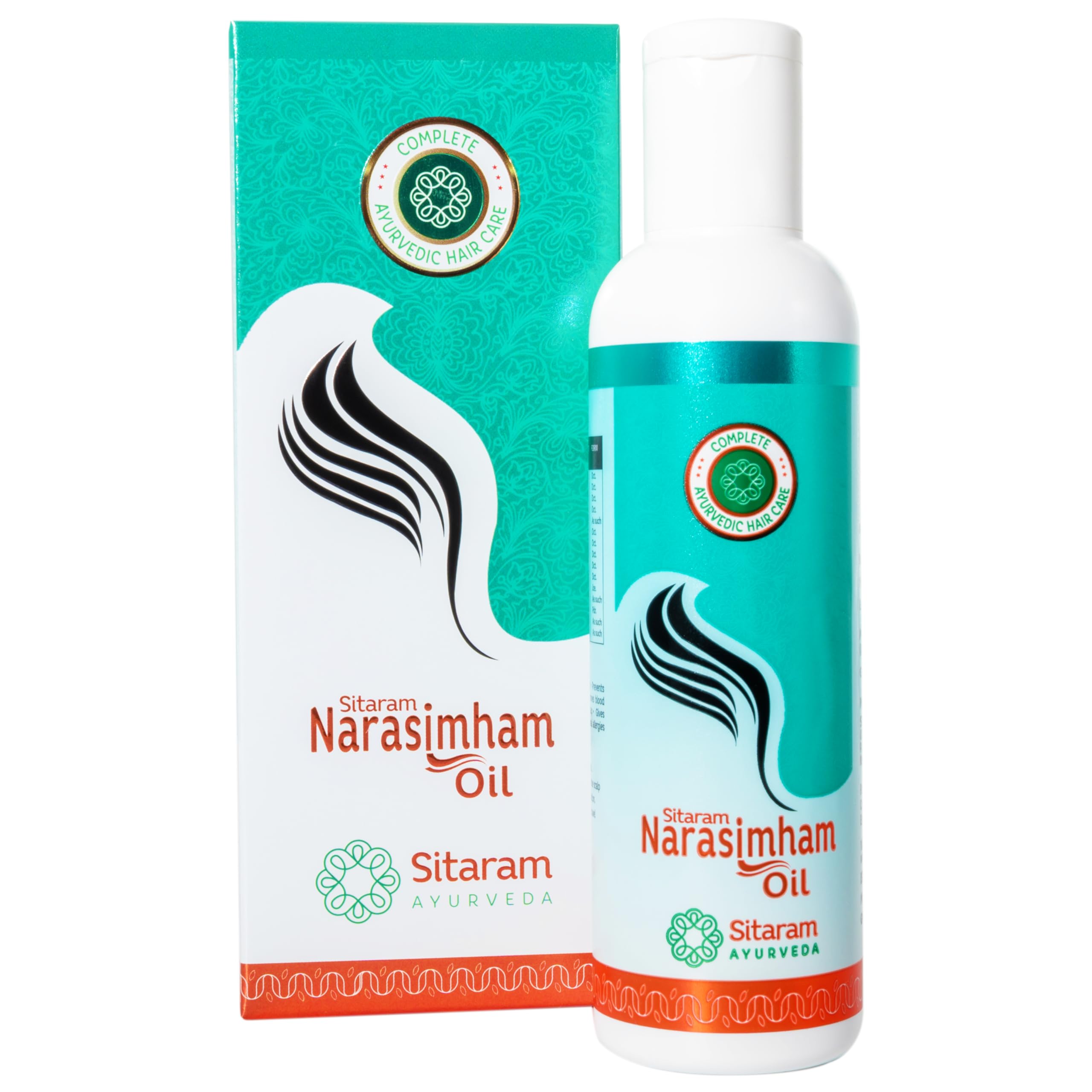 Sitaram Ayurveda Narasimham Herbal Hair Oil 100ml | Kerala Ayurvedic Hair Oil With Bhringraj and Amla | For Strong & Long Hair