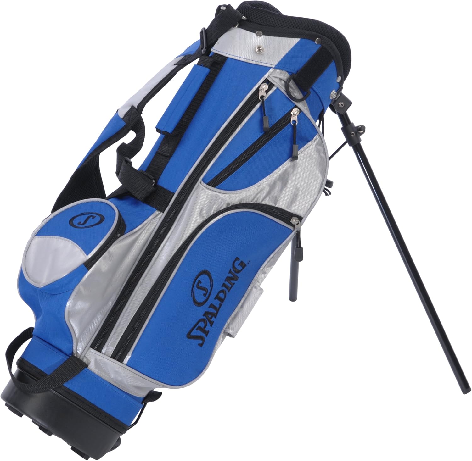 Spalding Junior Golf Stand Bag Black/Blue/White Amazon.co.uk