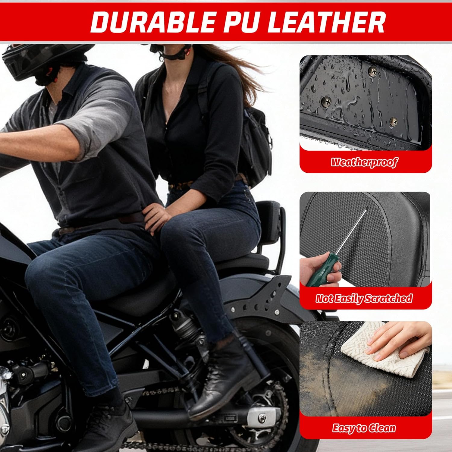 Motorcycle Detachable Quick Release Backrest Sissy Bar for Rebel 1100 CM1100 CMX1100 2021 2022 2023 2024 2025 2026