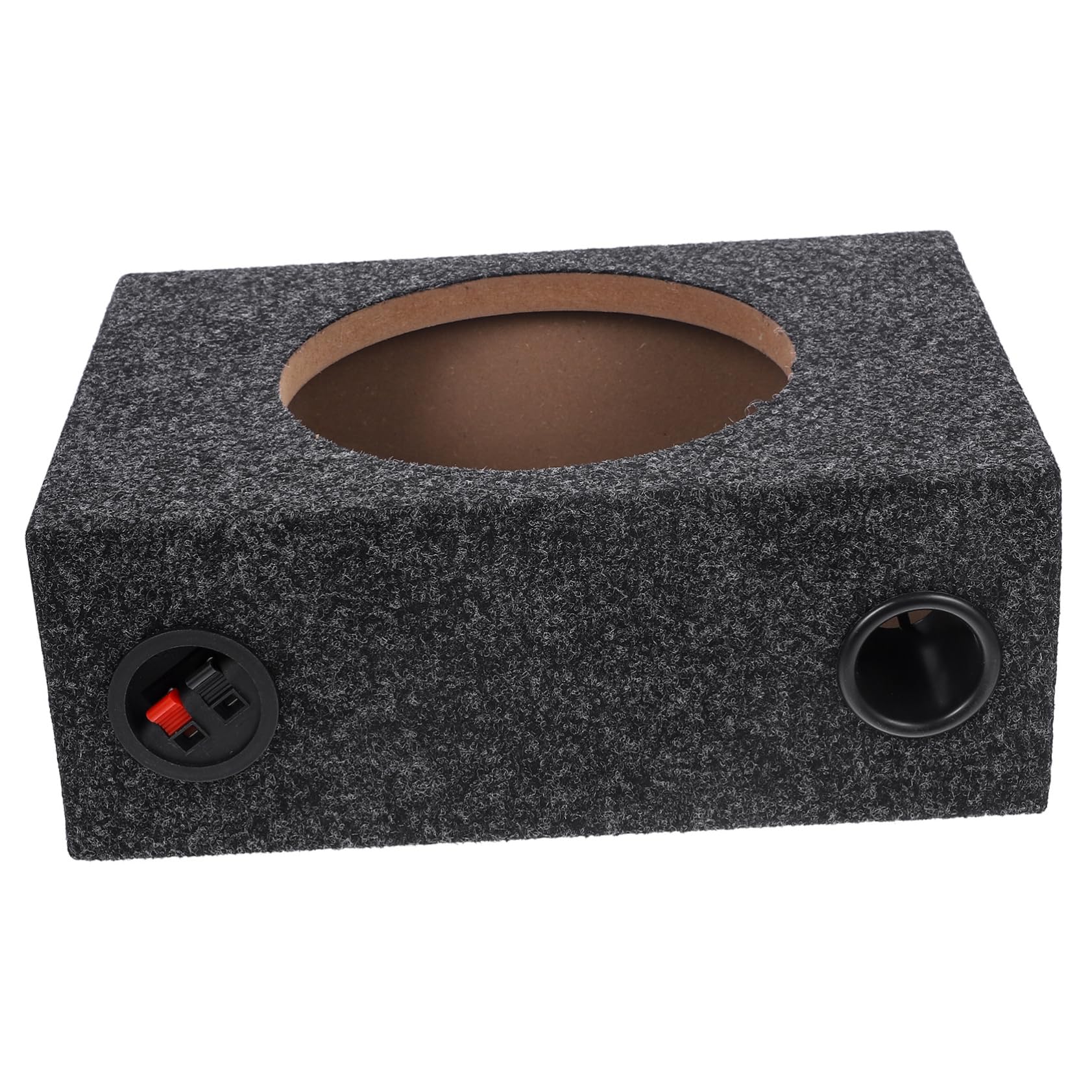 ABOOFAN Car Subwoofer Enclosures 8 Inch Sub Box Sealed Carpeted Subwoofer Enclosure Enhance Bass for Car Audio