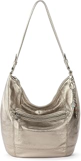 The Sak Sequoia Leather Hobo Bag - Large Slouchy Shoulder Purse, Zip Pocket | Buttery Soft Leather, Roomy Main Compartment, Interior Organization Pockets, Lightweight Carry for Everyday, Work & Travel