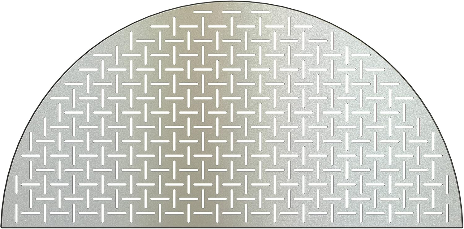 Kamado Joe BJ-HCICG Half Moon Cast Iron Grill Grate for 24 inch Big Joe, Black : Patio, Lawn & Garden