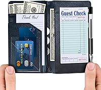 Vista 3 de Methdic Talonarios de Comandas para Servidores, Bloc de Notas para Meseras 250 Órdenes para Restaurantes (5 Libros)