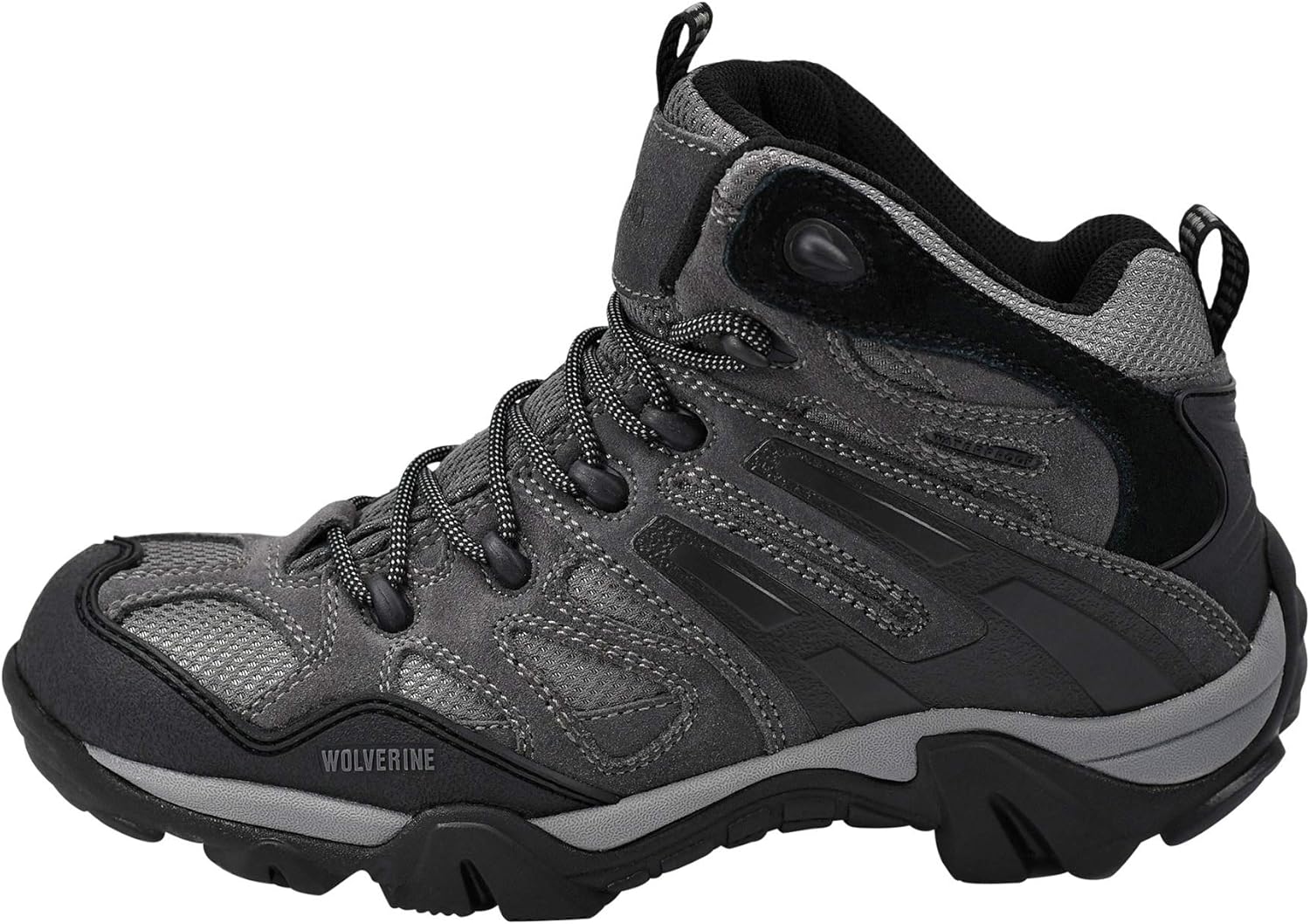 Wolverine Mens Wilderness Hiking Boot 9 Charcoal