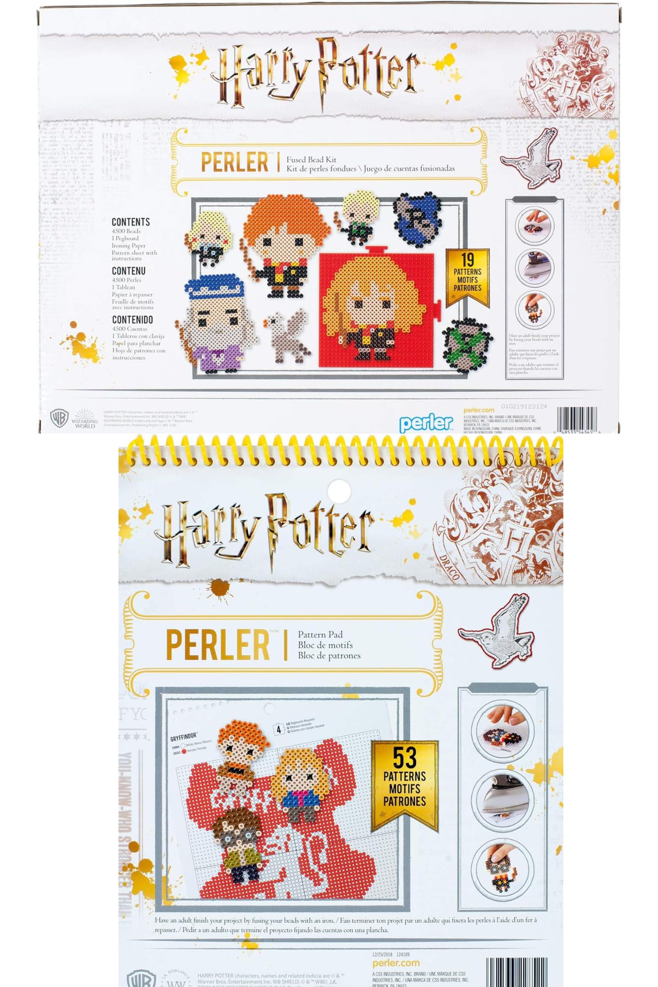 Perler Beads Fuse Beads for Crafts, 1000pcs, Dark Gray - 1