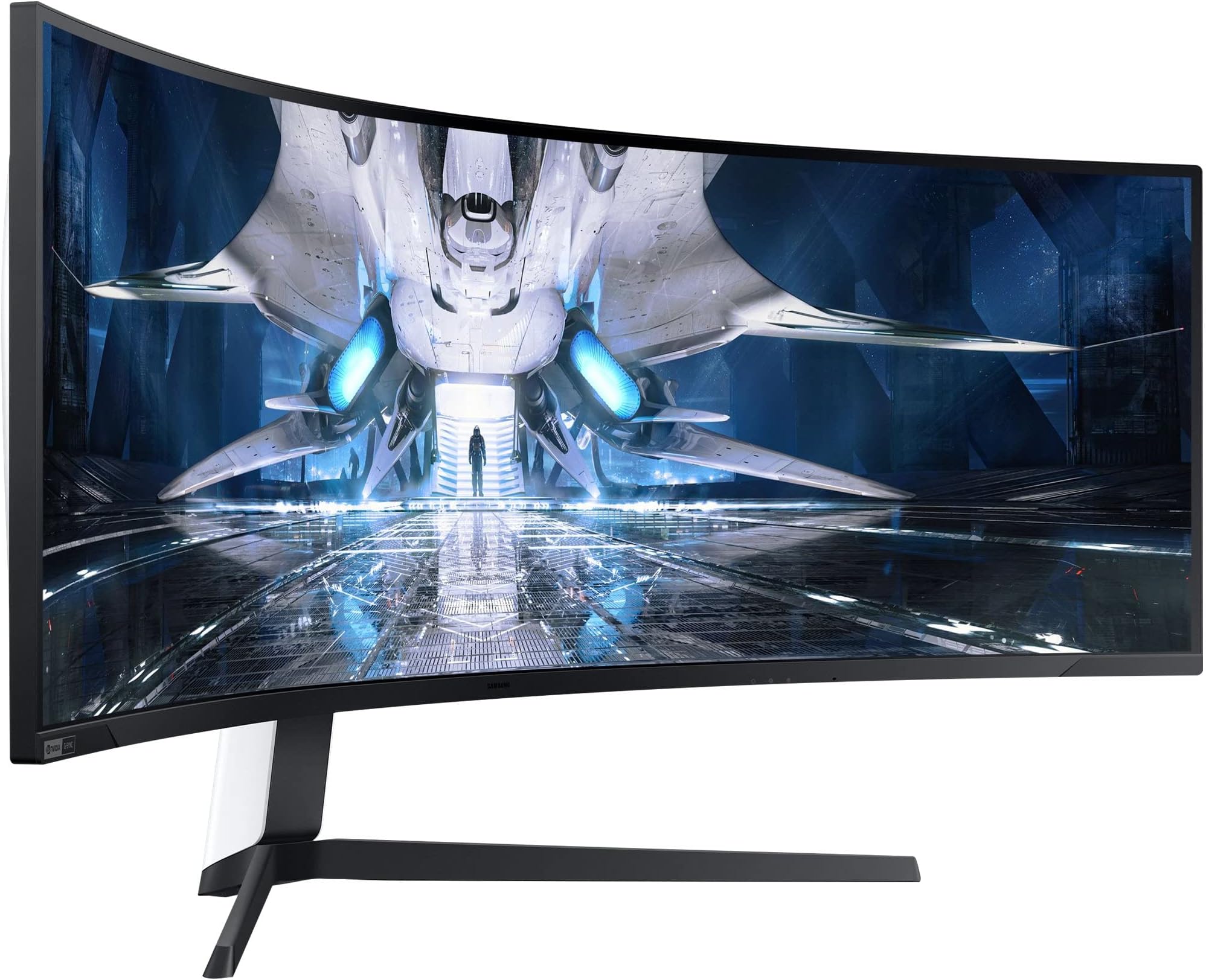 Samsung Odyssey Neo G95NC Curved Gaming Monitor, 57 Zoll, VA-Panel, 7. ...
