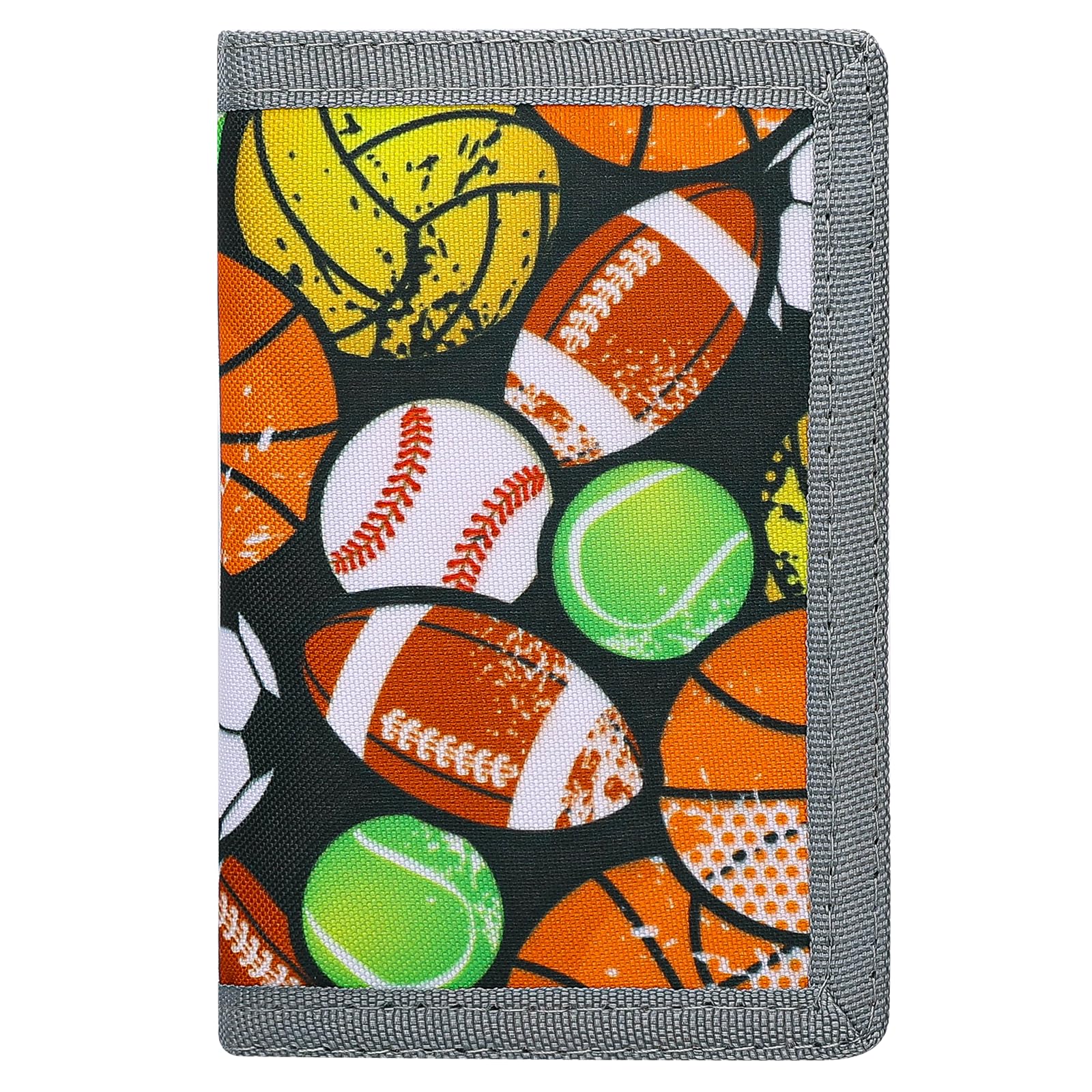 JONYEE Kids Wallets for Boys Ages 4-18 Trifold, Toddler/Youth Wallet for Boys with Zippered Coin Pocket and Card Holders, Novelty Wallet for Childrens