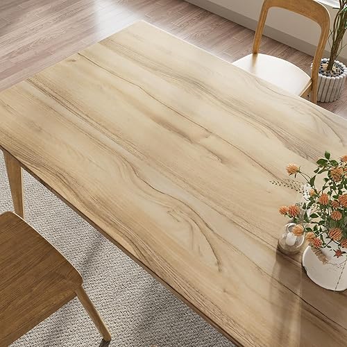 Miniatura 10 de VEELIKE Papel tapiz de madera azul marino, papel de contacto de madera texturizada, para armarios, encimeras, despegar y pegar, papel de contacto de