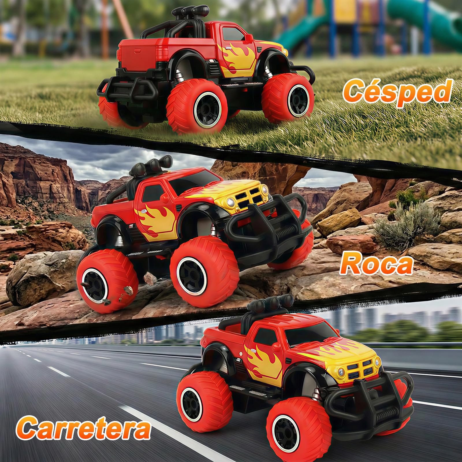Pup Go Coche de Carreras Teledirigido 2.4Ghz para Niños 3 Años, Ideas, Rápido RC Coche de Juguete, Coche Radiocontrol Coche de Policía Niña,Coches Juegos Regalos Cumpleaños