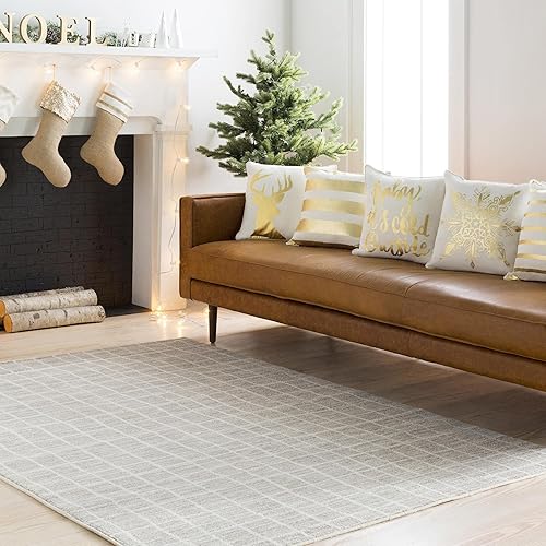 Miniatura 6 de Mark&Day Pillows Walcourt - Funda de almohada decorativa marfil para sofá o cama, 18 x 18 pulgadas, fundas de cojín modernas para decoración del