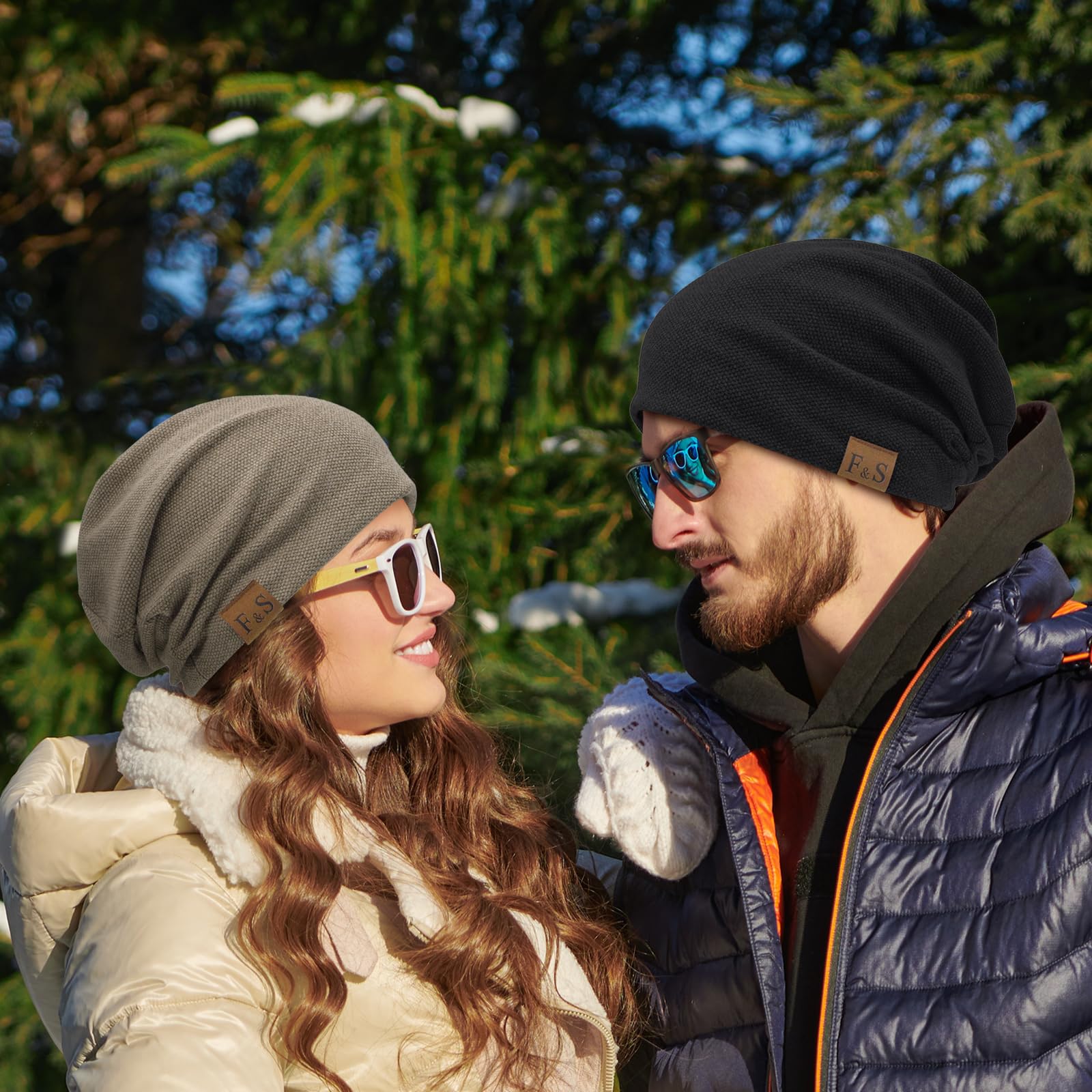 Beanie Herren - Strickmütze Herren Mütze Winter Herbst Wintermütze Herren Slouch Dünne Mütze Herren Wollmütze Haube Herren Feinstrick Beanie Mütze Damen Männer Warm Baumwollmütze Unisex