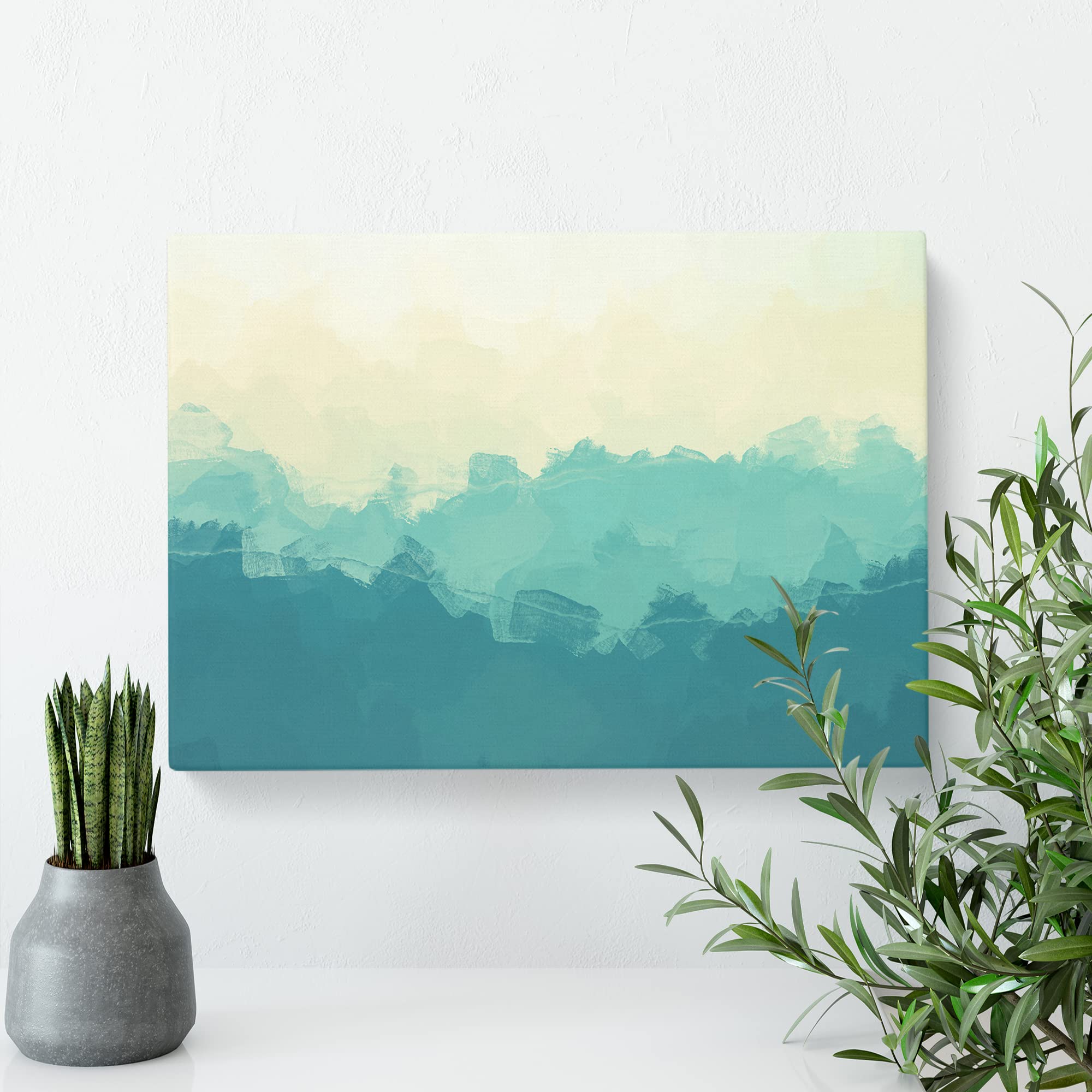 The Great Smokey Mountains Canvas Print, Mixed, 25L x 50W cm - Image 3