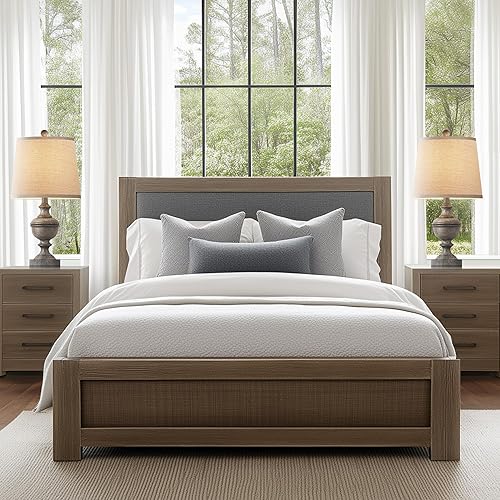 Miniatura 7 de PARTPHONER Juego de 2 lámparas de mesa retro, lámpara de noche para dormitorio, lámparas de mesa rústicas de granja para sala de estar, lámparas de