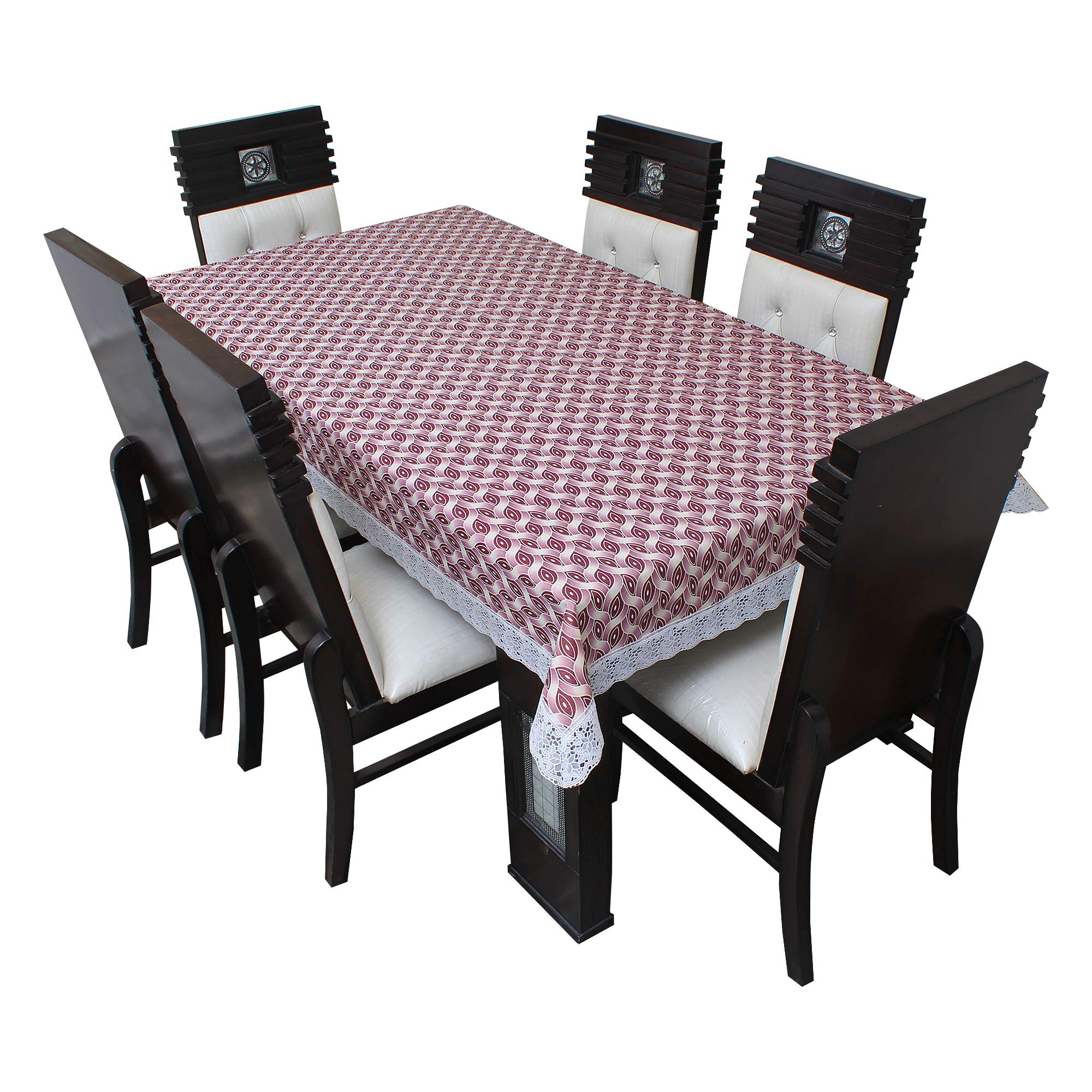 DREAM CARE Multicolor Waterproof Dinning Table Cover 4 & 6 Seater Size 60x90 Inch