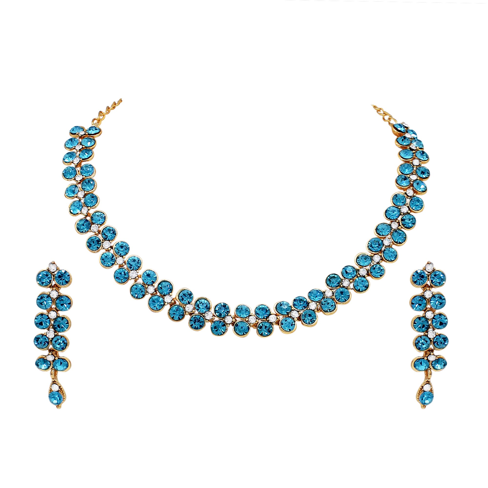 Atasi International Elegant Gold Plated Necklace Jewellery Set for Women Girls (B071YQTGB1) Amazon Price History, Amazon Price Tracker