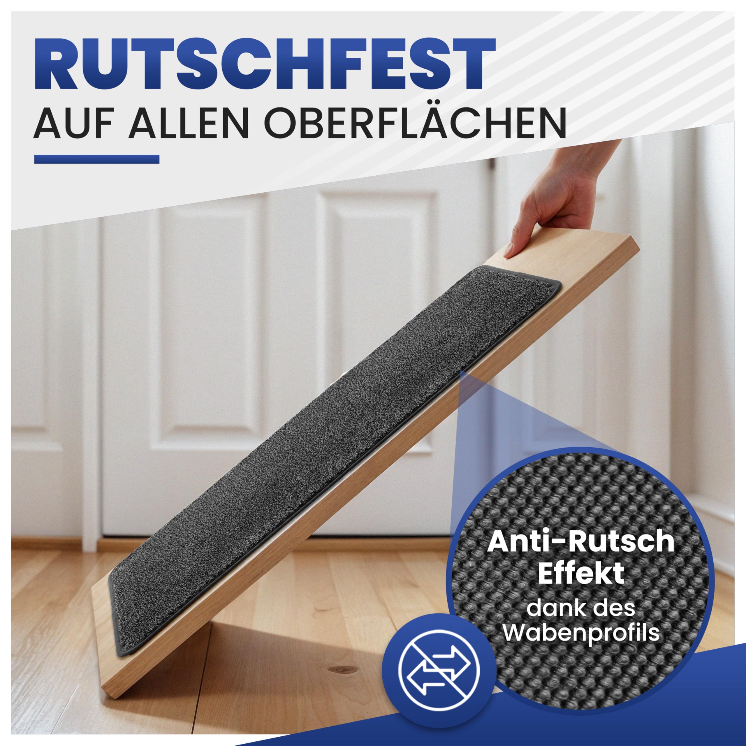 Mibao Fußmatte innen - flauschig & saugstark - Schmutzfangmatte