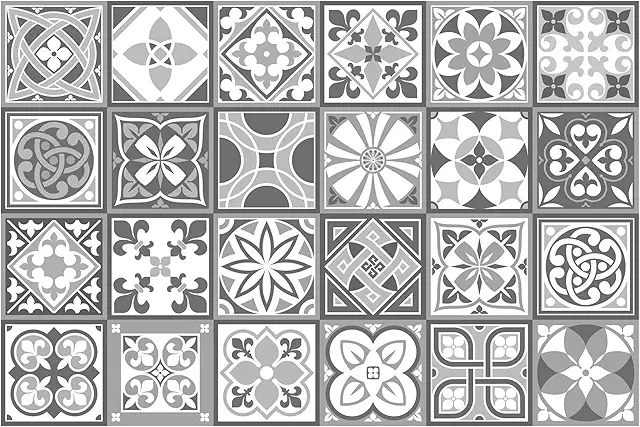 Lot de 24 Carreaux Adhésifs Cuisine 15x15 cm - Stickers Muraux Gris Foncé
