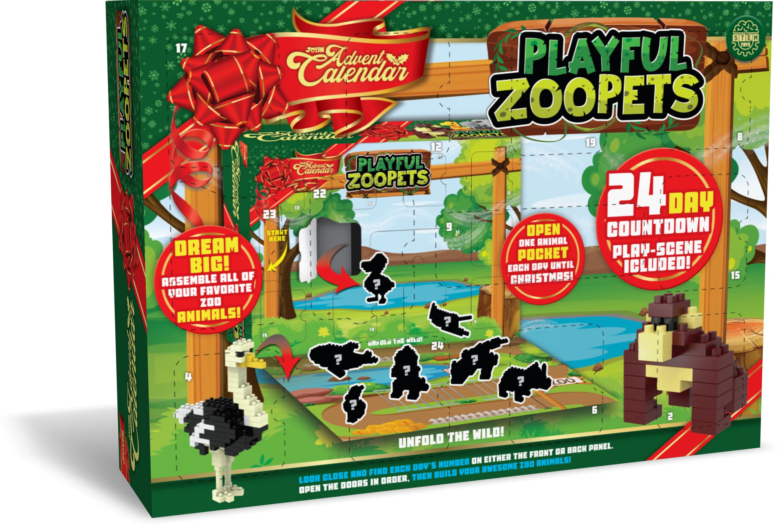 Days 24 2022 JOYIN W Animal Pcs 24 With Days 24 2022 JOYIN W Animal Pcs 24 With
