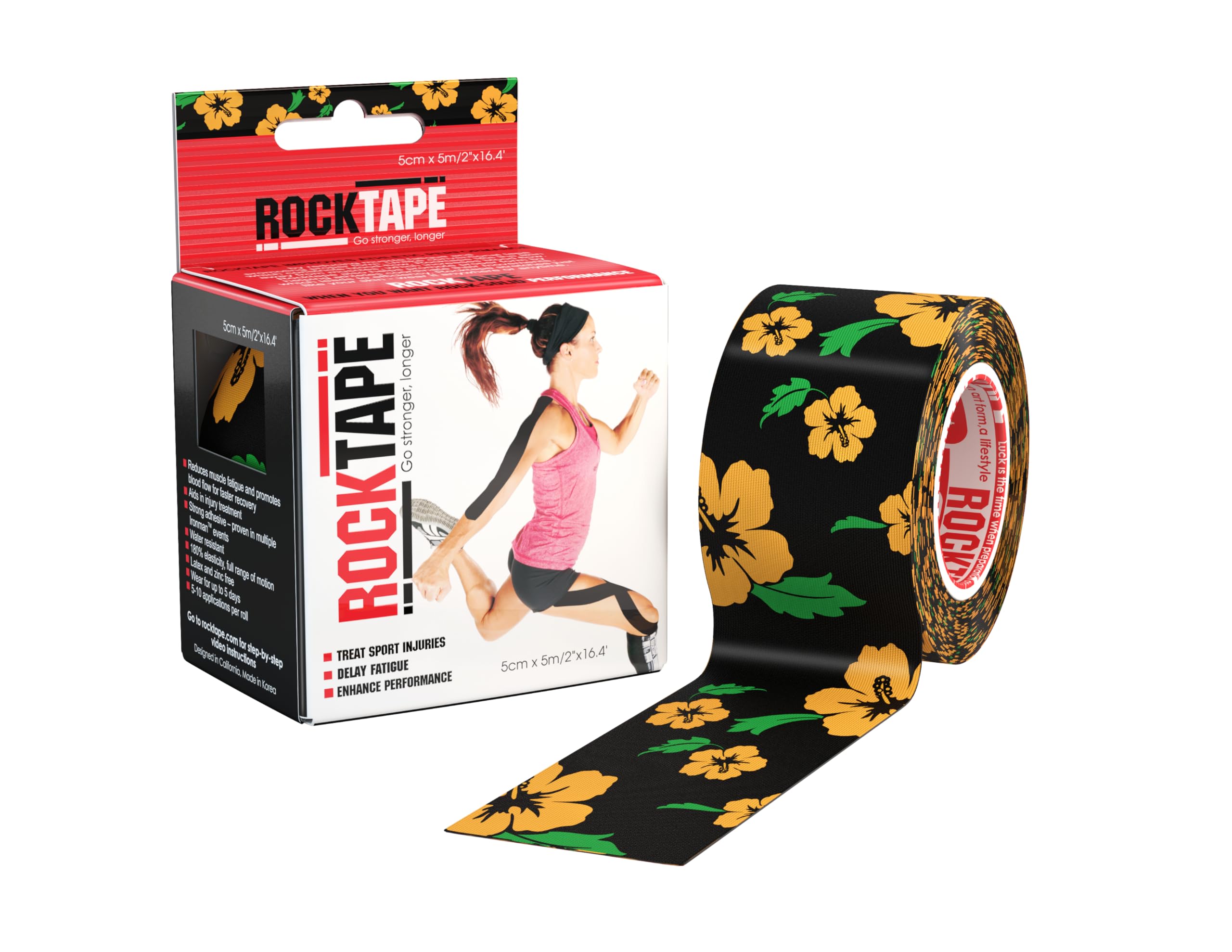 RockTapeKinesiology Roll Support Tape Red Logo