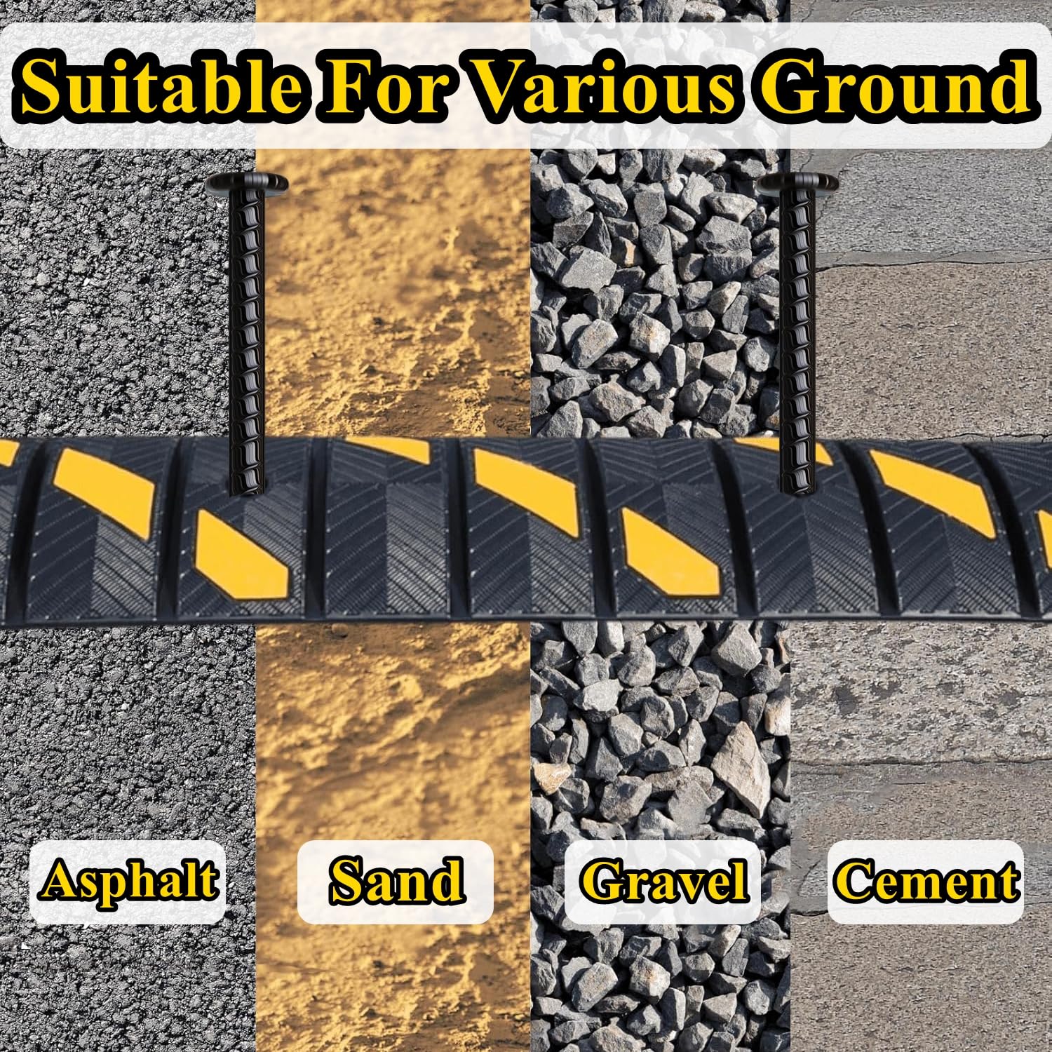 Rebar Stakes - 20 Pack Heavy Duty Ground Anchors -8