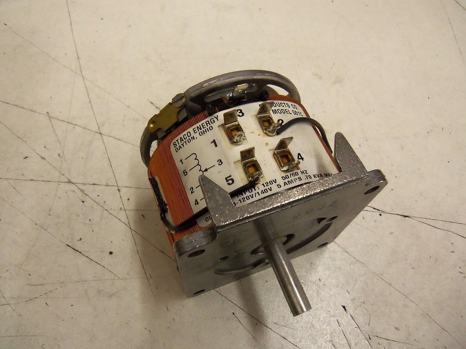 STACO ENERGY PRODUCTS 501C VARIABLE TRANSFORMER