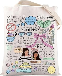 LEVLO Funny Jess Tote Bag Jess & Cece Fans Gift New TV Show Shoulder Bag Nick & Schmidt Merchandise