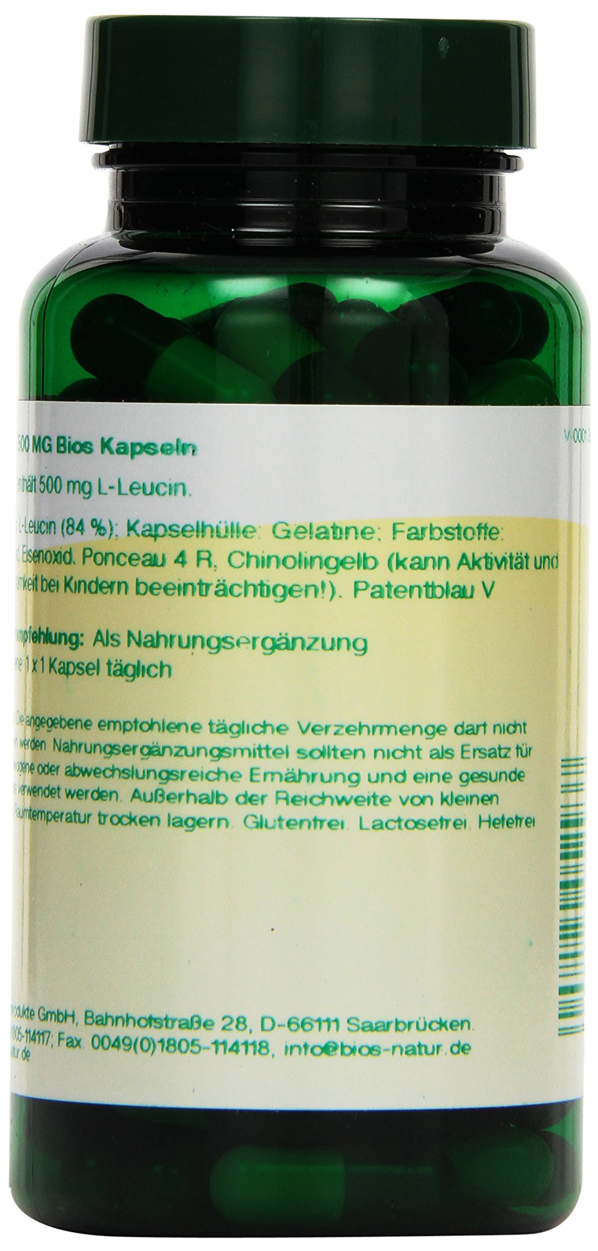 Bios Leucin 500 mg, 100 Kapseln, 1er Pack (1 x 59 g)