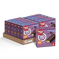 Vista 1 de Protein One Barras de proteína de 90 calorías, chispas de chocolate, aptas para Keto, 5 unidades, 4.8 onzas (paquete de 12)