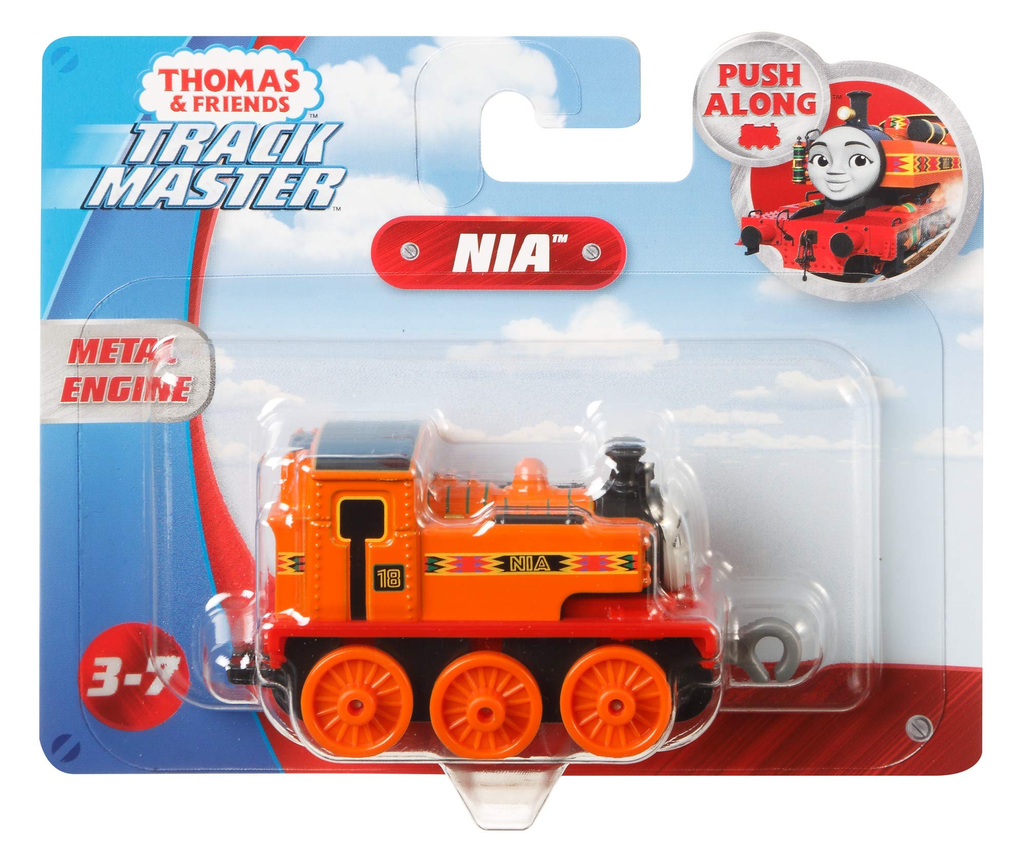 Thomas Il Trenino Locomotiva Nia, Veicolo Spingibile, Giocattolo per Bambini 3+ Anni, FXX02