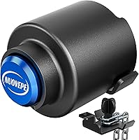 NUOVEPE Heavy-Duty Trailer Hitch Lock for 2-5/16" Couplers - Pry-Resistant Anti-Theft Secures Safety Chains RV Cargo Boat Dump Trailers (Blue)