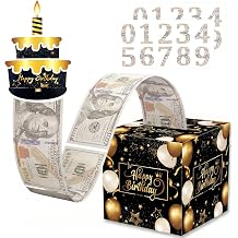 Pup Go Money Gift Box Cash Pull, Happy Birthday Surprise Money Box for Cash