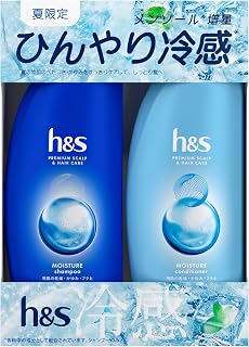 h&s 保湿洗发水+护发素泵 夏季限定套装 350g+ 350g H&S