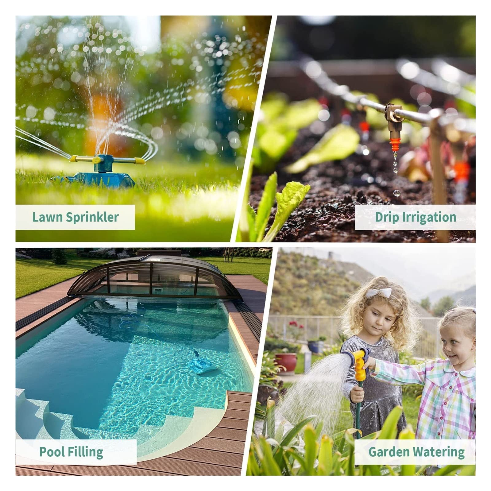 Temporizador de riego inteligente for jardín, controlador de riego por goteo automático, válvula de agua, de riego automático for jardín