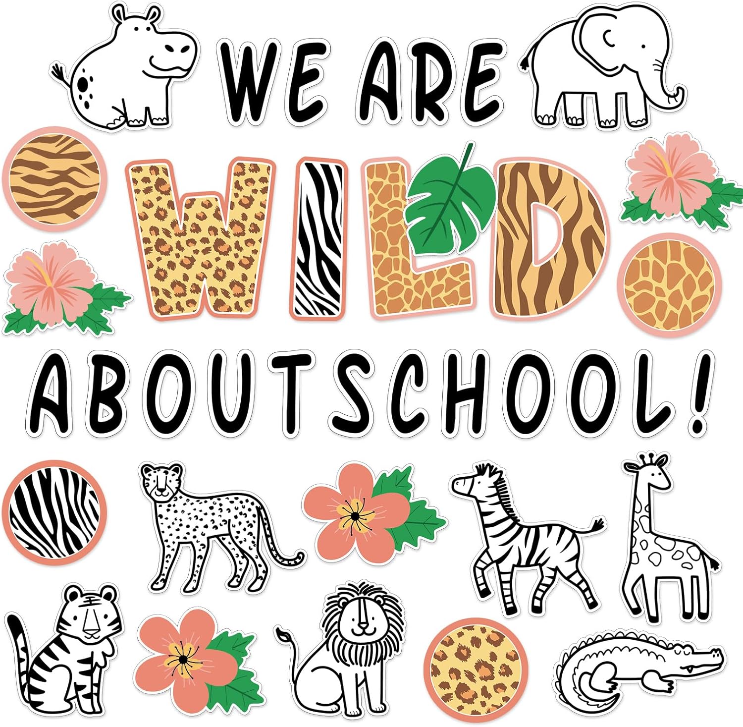 Safari We are Wild about School Bulletin Board Set Jungle Classroom Cutouts Animals Theme Wall Decor Classroom Decorations Sign Paper for Primary School Kindergarten Middle School Safari We are Wild about School Bulletin Board Set Jungle Classroom Cutouts Animals Theme Wall Decor Classroom Decorations Sign Paper for Primary School Kindergarten Middle School
