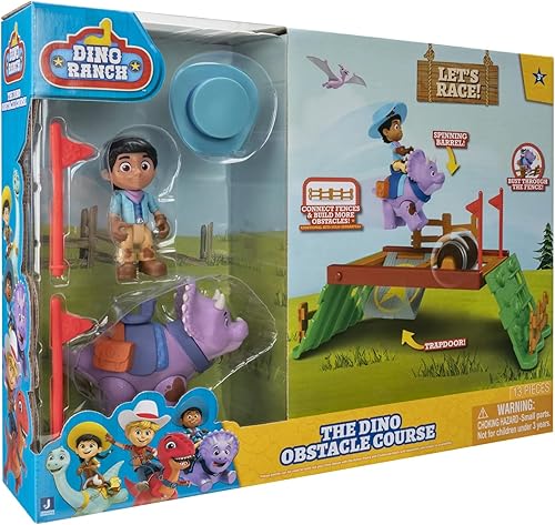 Miniatura 2 de Jazwares Dino Ranch The Dino Obstacle Course Miguel & Tango Playset