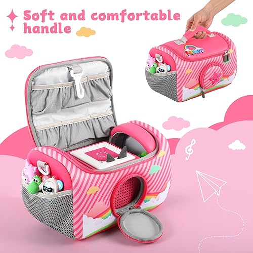 Miniatura 5 de OUKNAK Estuche de transporte para Toniebox Starter Set, bolsa de almacenamiento para Toniebox reproductor de audio, caja de transporte para