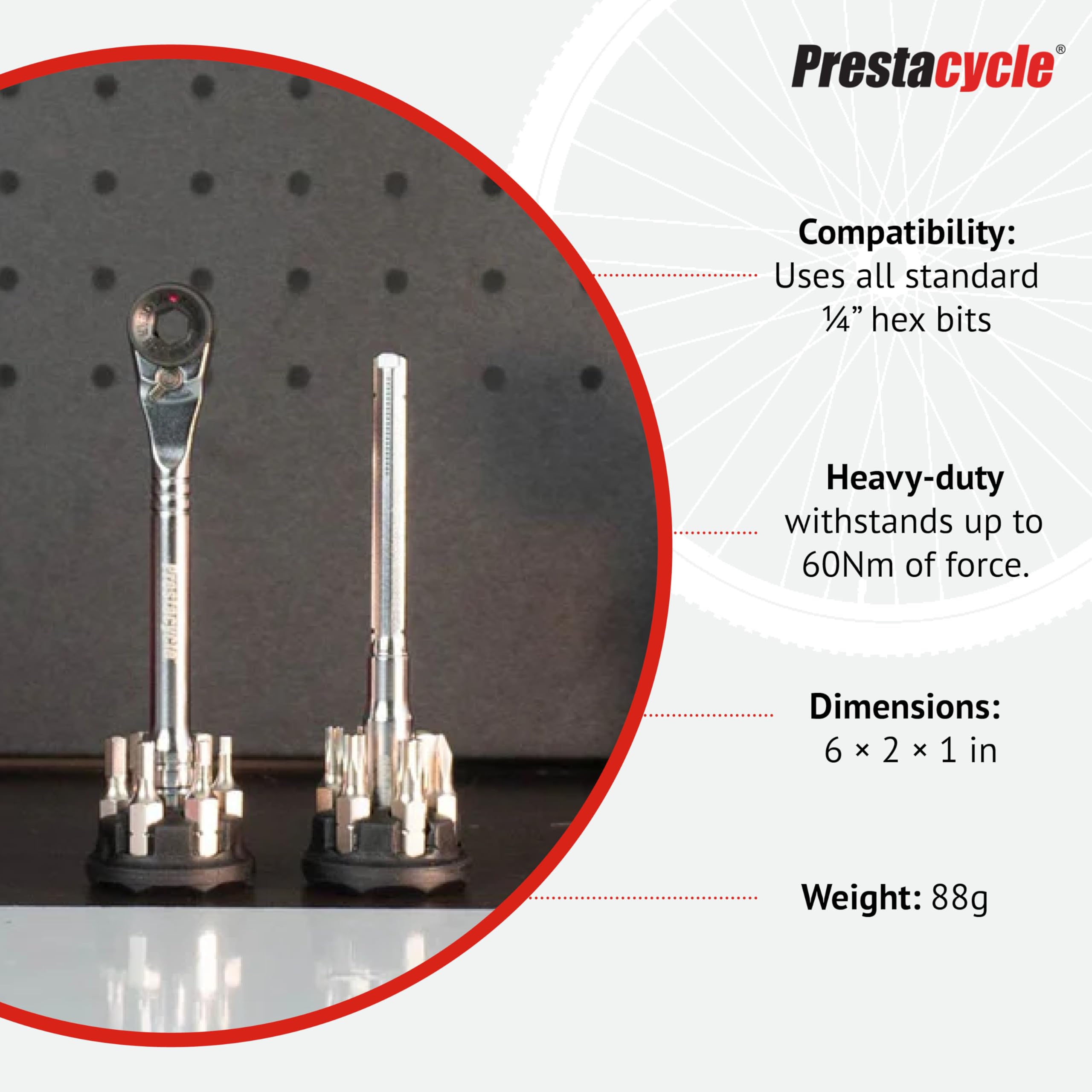 Prestacycle Grzechotka z uchwytem T