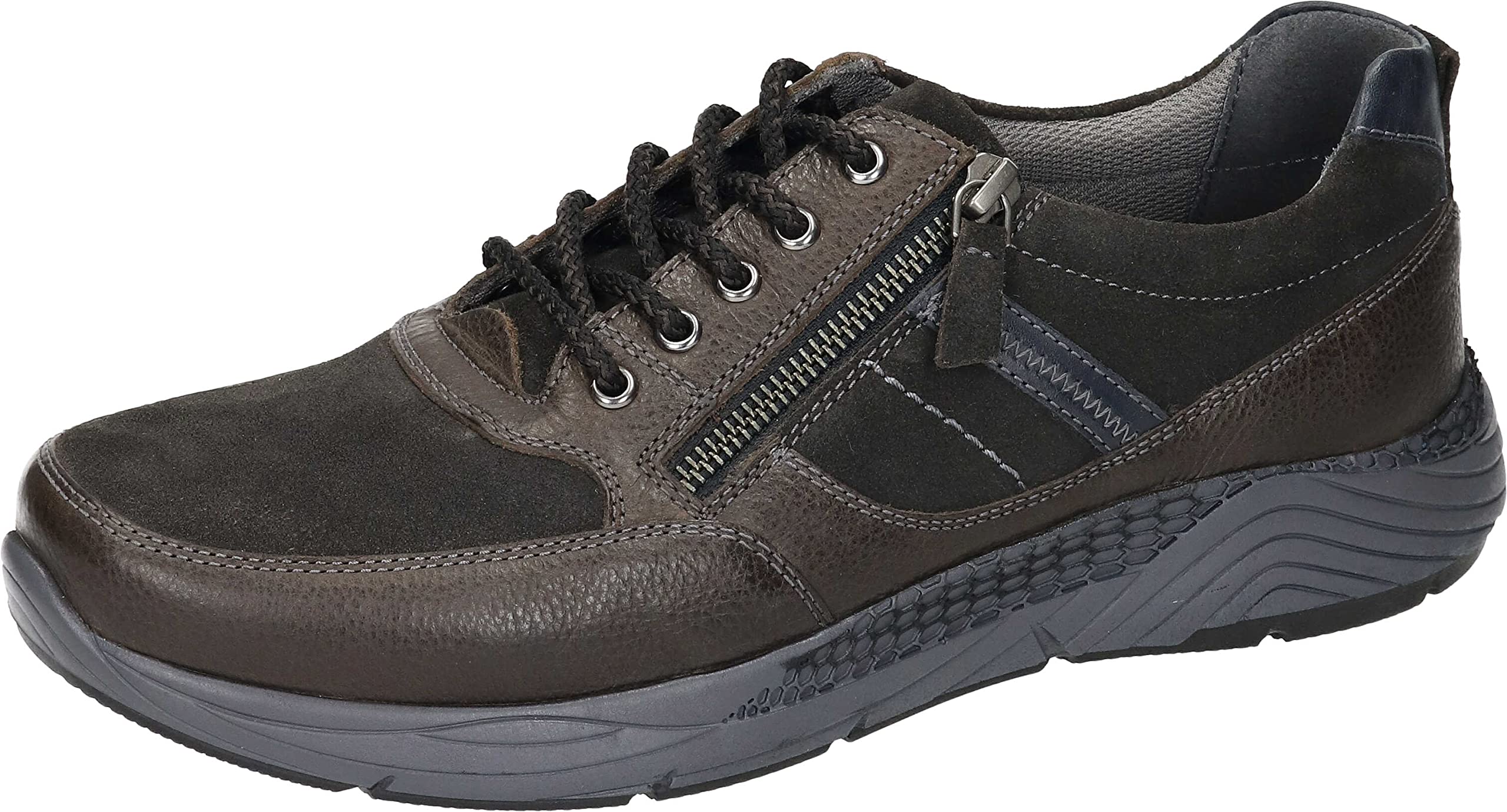 Manitu Men's 640148-09 Sneaker, Gray, 12.5 UK